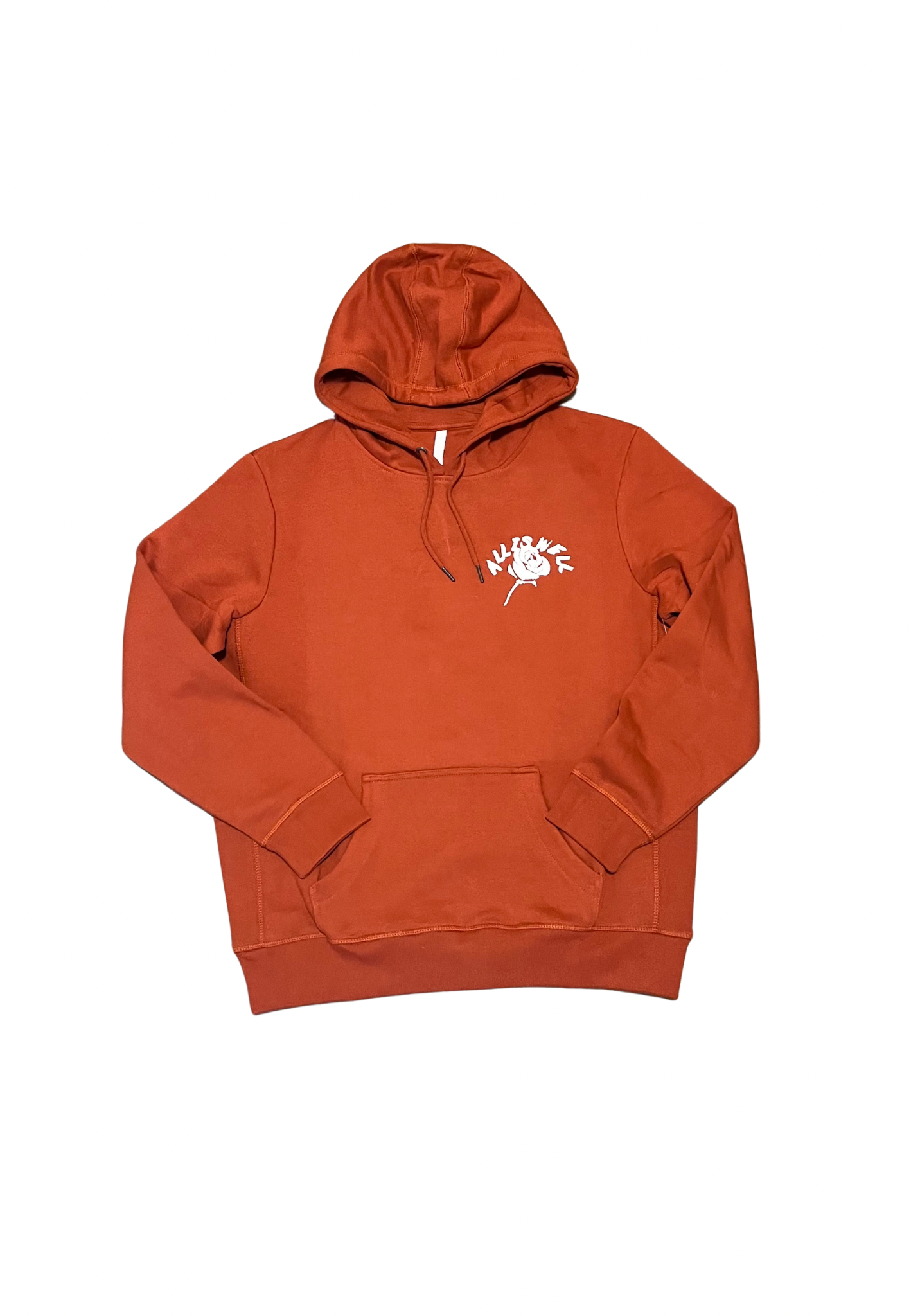 Fall Szn Orange&White ALL IS WELL Hoodie